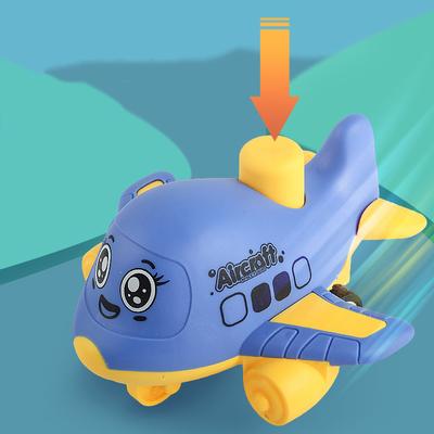 Самолеты «Нажми и едь» для малышей 1-3 лет, Детские гоночные машинки, Игрушечный транспорт для младенцев, Машинки-толкалки «Нажми и едь» для малышей