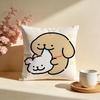 Hot LLine Puppier Cushion Cover Stylish Washable Pillow Cover Ideal for Couch Bedroom Car Decoration