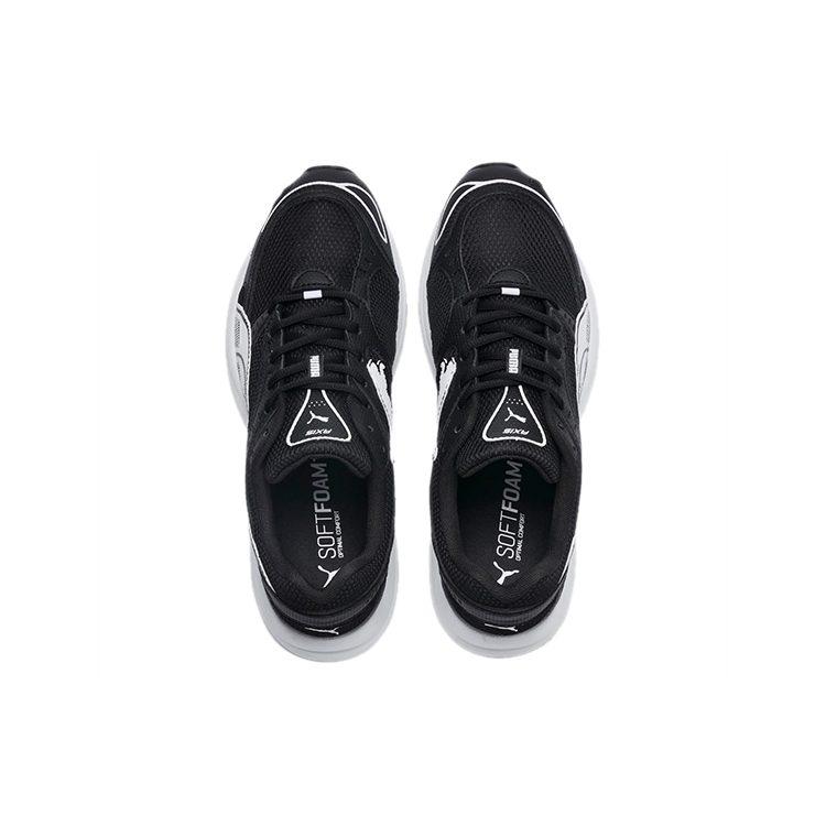 Puma Axis Vintage Сетчатые, Текстильные, Синтетическая Кожа Низкие Беговые Кроссовки Унисекс Черный Серебристый 368465-03