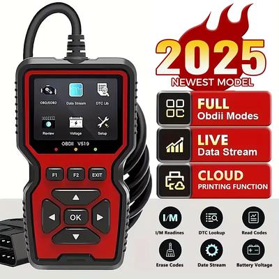 Автомобильный сканер OBD2 Диагностический инструмент V519 Многоязычный OBDII Тестер напряжения автомобиля Сканер кодов неисправностей двигателя Автомобильный считыватель кодов