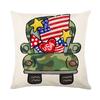 New Independence Day Pillow Cover Polyester Printed Living Room Sofa Cushion Cover Bedroom Decorative Cushion Cover