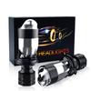 H4 Bi LED Lenses Projector Headlight 6000K Dual Projector Lens Auto Bulbs 160W High Low Beam Car Motorcycle Lamps With Turbo Fan