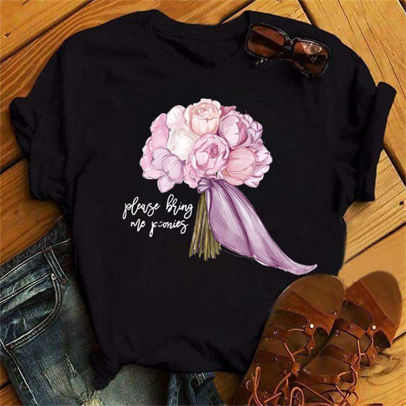 Красивые 90-е девушки принт женские топы мода O-образный вырез футболка смешная эстетика графический принт женские футболки женская одежда