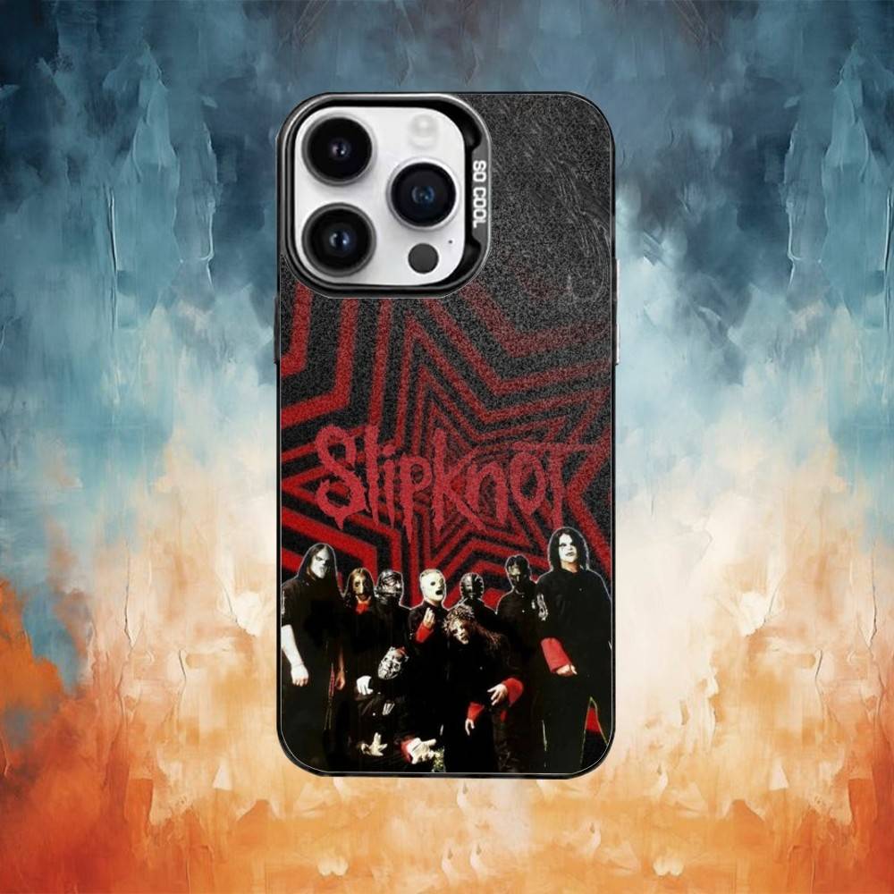 Чехол для телефона с изображением группы Slipknot S Для iPhone 17,16,15,14,13,12,11,Pro,XS,Max,Plus Белый Конфетный Матовый Ударопрочный Чехол