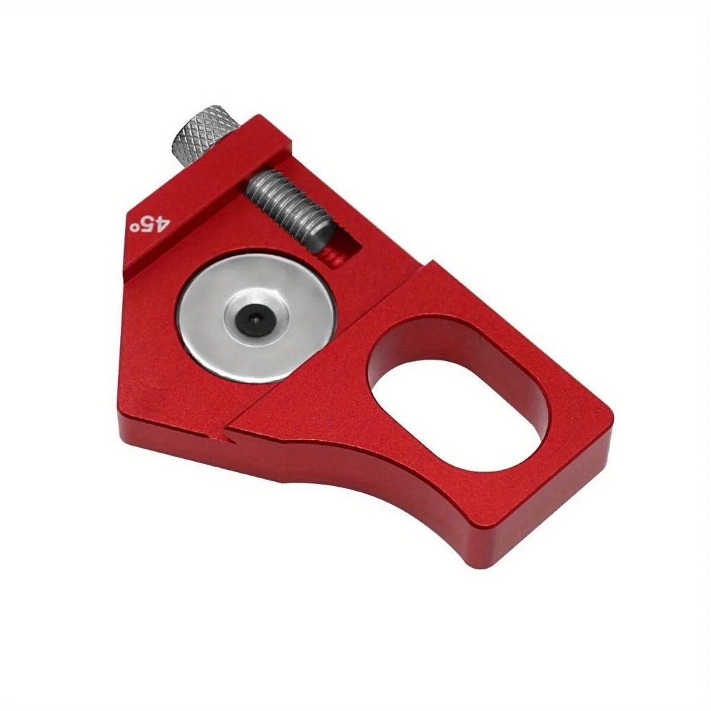 Блок-ограничитель для стальной линейки из алюминиевого сплава 45/90 градусов, ограничитель для стальной линейки, портативный позиционирующий блок, упор, фиксирующий инструмент