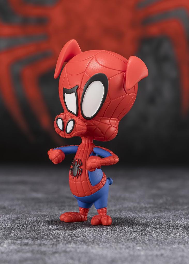 TAMASHII NATIONS Across the Noir Action Figures - Spider-Man Spider-Verse - Spider-Man & Spider-Ham S.H.Figuarts