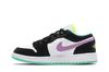 Jordan 1 Low Green Glow Violet Shock (GS)