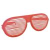 Пара костюмных очков размера XXL в красную полоску