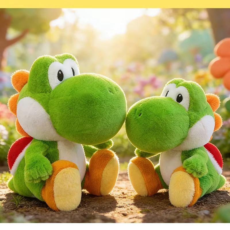 Плюшевая игрушка Yoshi из Super Mario Bros, большой размер 70 см, милый, мягкий, набитый, кукла-дракон, подарок на день рождения для фанатов, украшение для дома