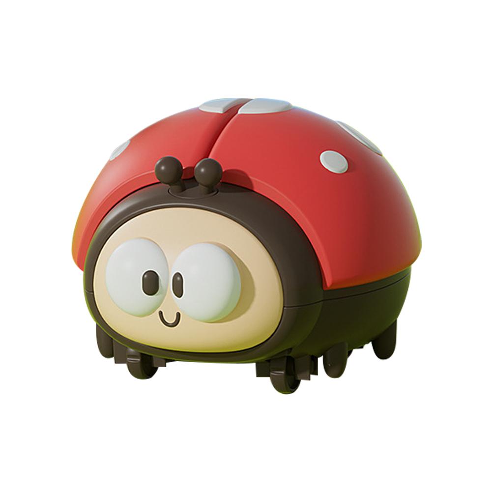 Ladybug Floating Ball Blowing Toy - Novelty Levitation Air Flow Focus Training Game, Early Educational Montessori Toy