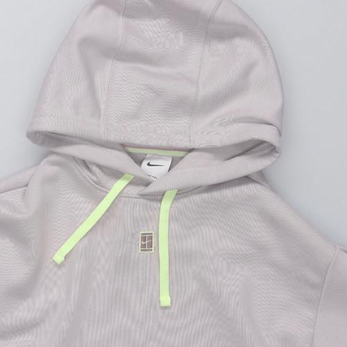 Nike Однотонная повседневная толстовка с капюшоном на шнурке, быстросохнущая, для мужчин