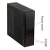 Компьютер ITX для корпуса FH05 Мини-настольный для корпуса Промышленный контроль Домашний кинотеатр ПК для игр для корпуса Горизонтальный металлический Des