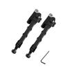 2Pcs Two Legged Stand Metal Bipod with Adjustable Height Photoshoots Enthusiasts and Adventure