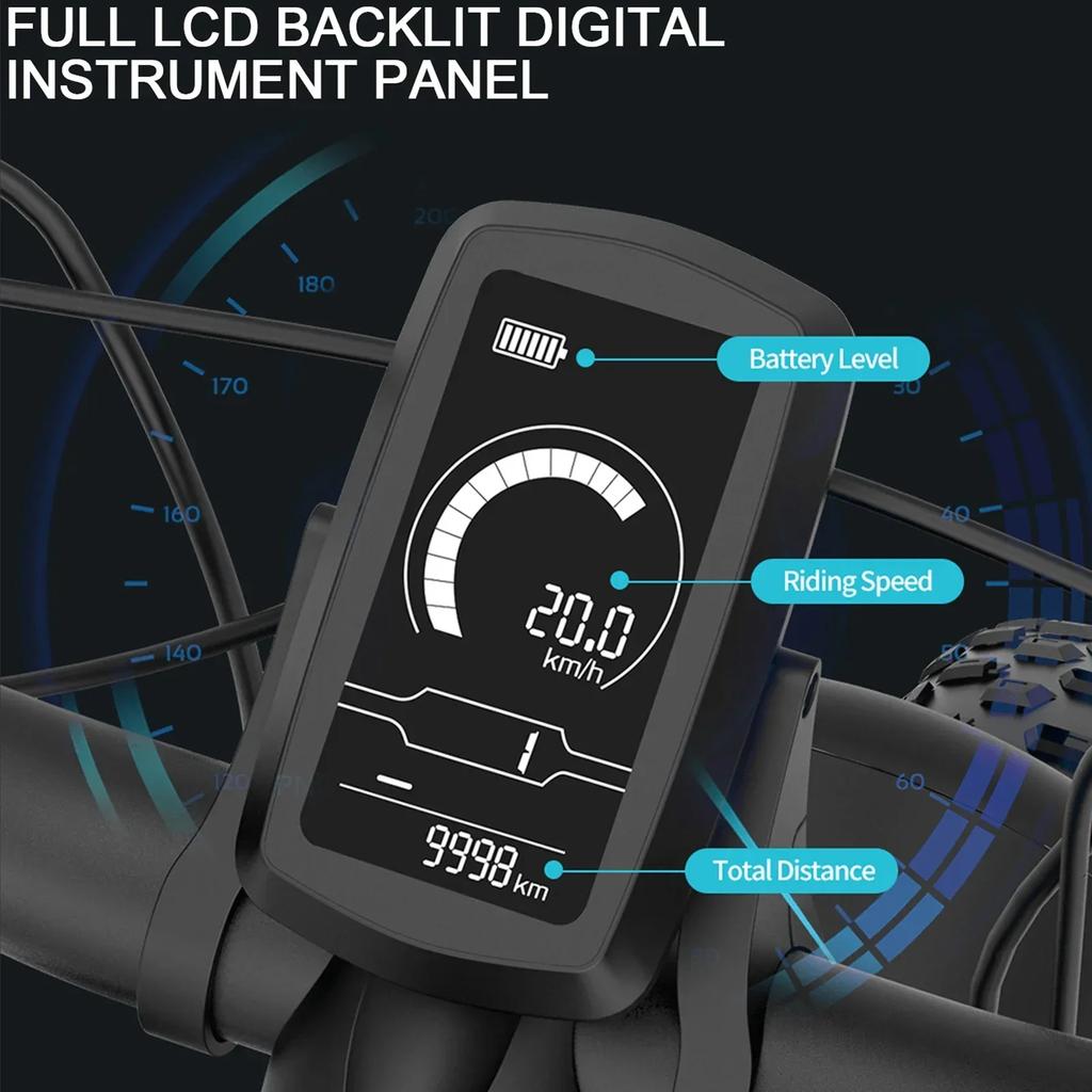 Foldable E-bike KICKWEY L20 1000W Motor 48V20AH Lithium Battery Adult Electric Bicycle 20 Inch Tire All Terrain Electric Bike