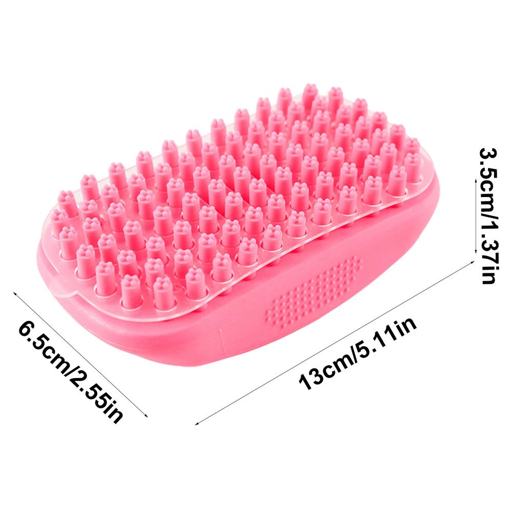 Щетка для мытья собак Щетка для ухода за кошками Щетка для вычесывания собак Шампунь для животных Ванна Успокаивающий массаж Резиновые щетинки Щетка-грабли Животное