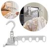 Five-hole Clothes Drying Rack Foldable Clothes Hook New Clothes Drying Artifact  Dormitories