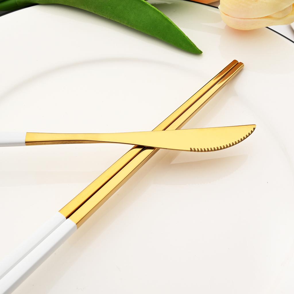 4 шт. серебряная посуда, зеркальная посуда, набор столовых приборов из нержавеющей стали, радужная вилка, ложка, 304 палочки для еды, посуда, набор столовых приборов в западном стиле