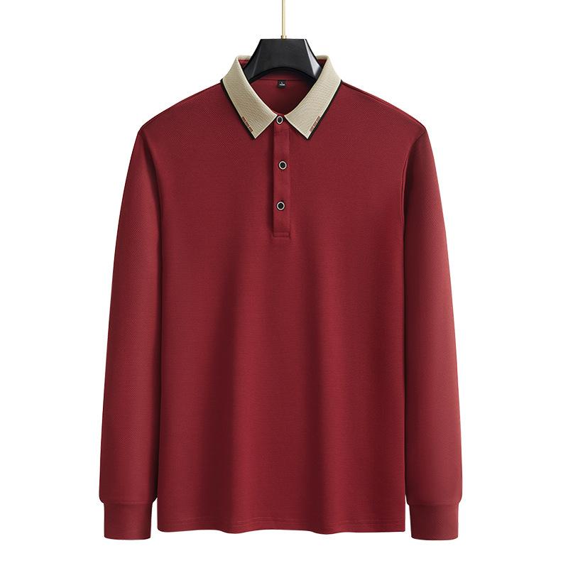 Футболка с длинными рукавами, мужская рубашка поло с флисовым верхом