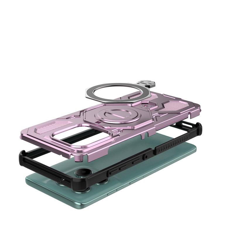 Для Motorola Edge 60 Fusion Чехол Moto Edge 60 Обложка Держатель Магнитная Беспроводная Зарядка Защитный Чехол для Телефона Edge 60 Fusion Funda