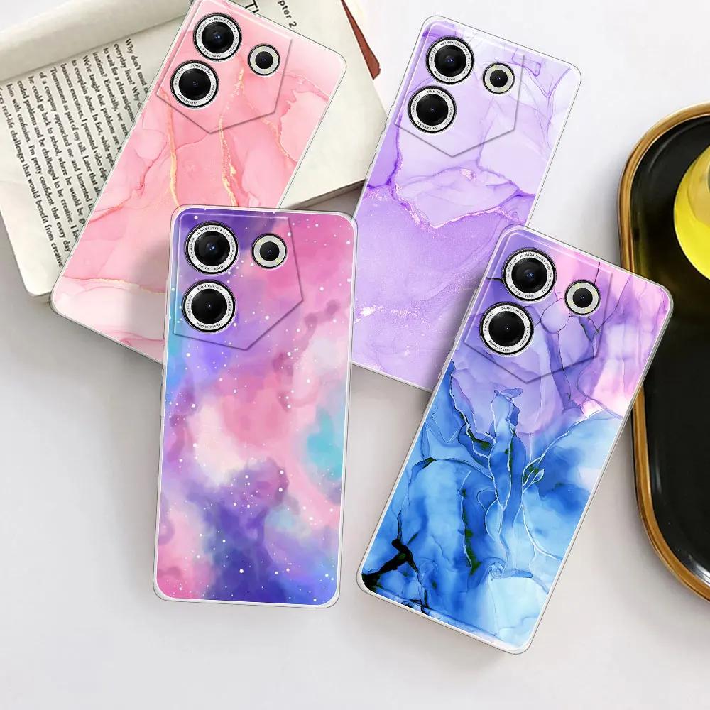Для Tecno Camon 20 Pro 5G Чехол Прозрачный Силиконовый Мягкий ТПУ Чехлы для Телефона Чехол Для Tecno Camon 20 Coque Для Tecno Camon 20 Pro Fundas