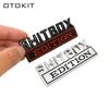 OTOKIT 1 шт. 3D Хромированный Черно-Красный Металлический Значок SHITBOX EDITION Наклейка на Заднюю Сторону Автомобиля для Dodge Chrysler