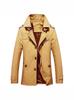 Men'S Trench Coat Autumn And Winter Men'S Trench Coat Velvet Men'S Coat British Trench Coat Men'S Trend