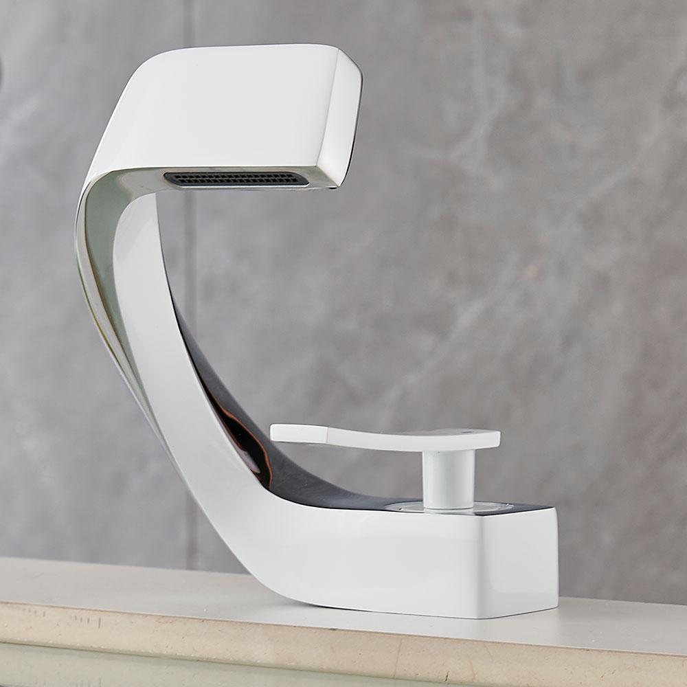 Ванная комната кран для раковины на бортике черный кран для мойки одно отверстие водопроводный кран для горячей и холодной воды смеситель для ванны