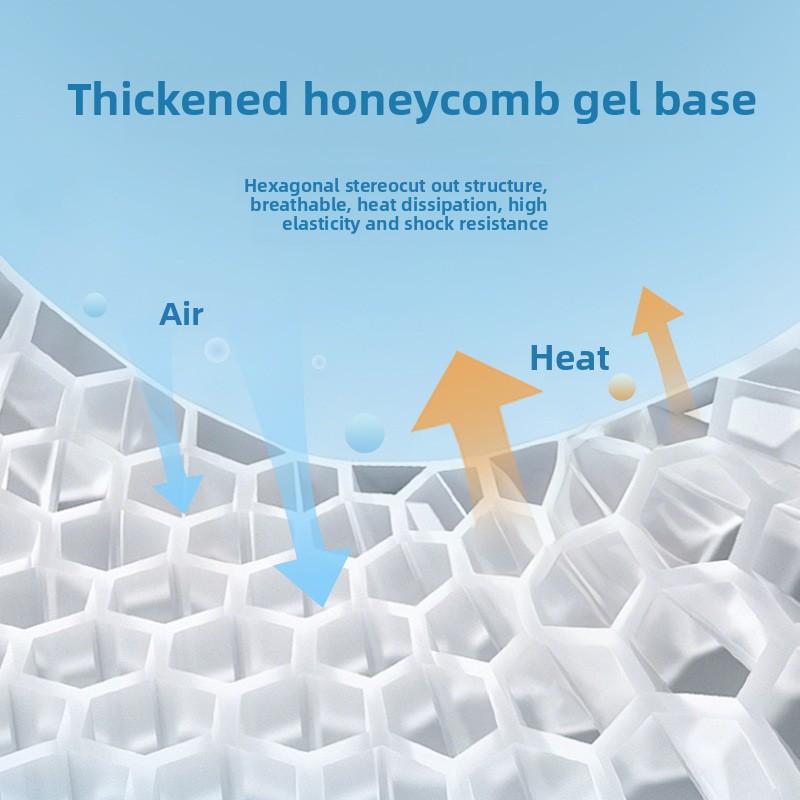 Новое гелевое автомобильное сиденье, всесезонное, универсальное, мягкое, эластичное, дышащее, одинарное автомобильное сиденье, летняя подушка для автомобильного сиденья из ледяного шелка