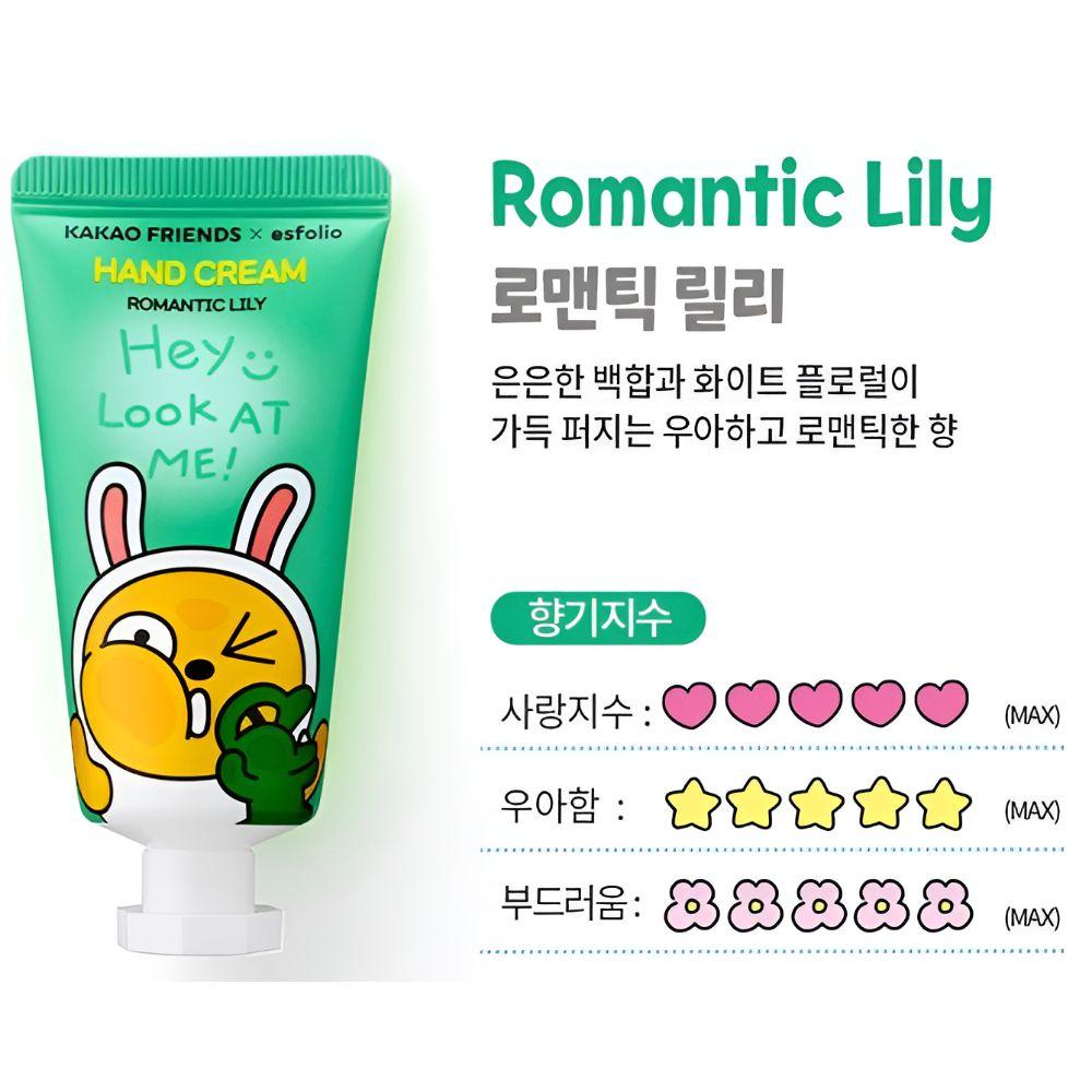 Kakao Friends X ESFOLIO Look At Me Набор кремов для рук 5 видов Подарочный набор Увлажняющий набор для ухода за руками