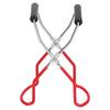 Can Jar Clamp Multifunctional Stainless Steel PP AntiScalding Tray Dish Clamp Kitchen Tool(Red )