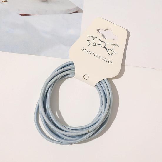 20 шт., толстые резинки для волос, тонкий материал, высокоэластичные веревки для волос, противоскользящие топы для волос, повязка для волос для женщин и девочек