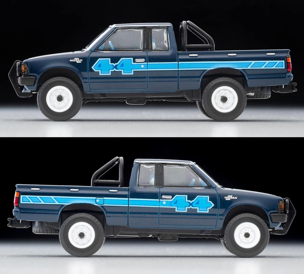 TOMYTEC Tomica Limited Vintage Neo Nissan Truck 4X4 King Cab североамериканская спецификация синий готовый продукт 332855 1/64 LV-N321b