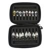 Sequins Fishing Lures Set with Storage Bag Compact Design Portable Metal Spoon Spinner Kit Freshwater Artificial Baits Fishing Tackle