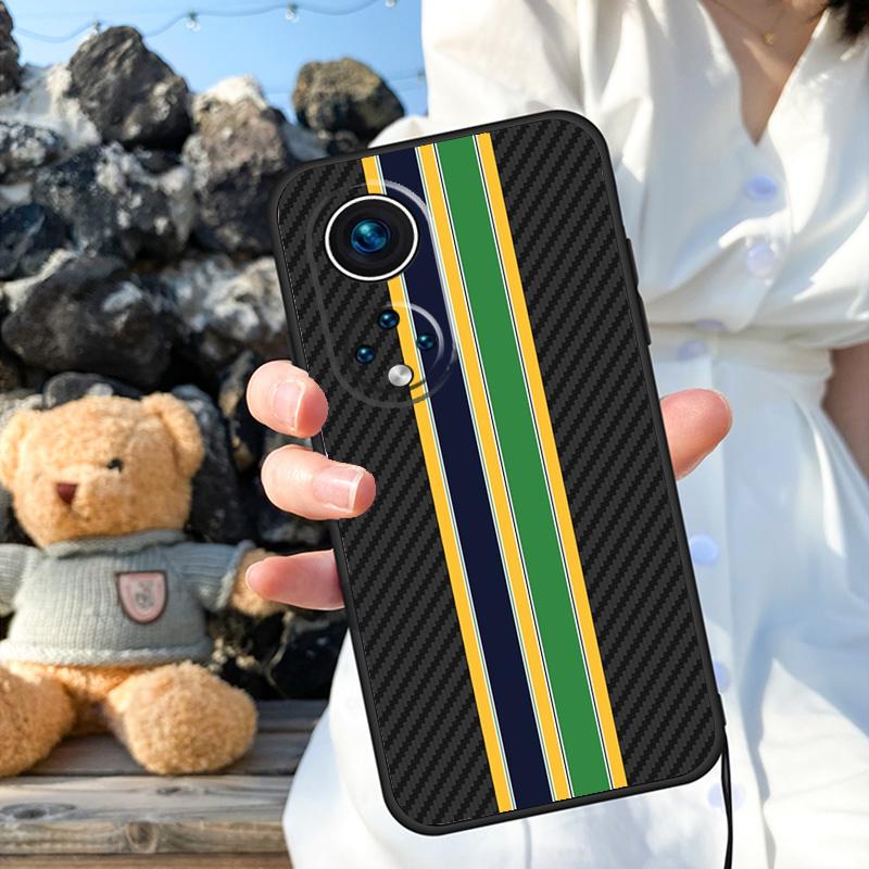 Ayrton Senna F1 Racing Case For Honor Magic 6 Pro 90 70 50 Magic 5 Lite X6 X7 X8 X9 X6a X7a X8a X9a X8b X9b Cover