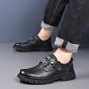 Casual Business Leather Shoes Trendy Fashion Men's Shoes Retro Tooling Shoes Men's Versatile Board Shoes Cover Feet