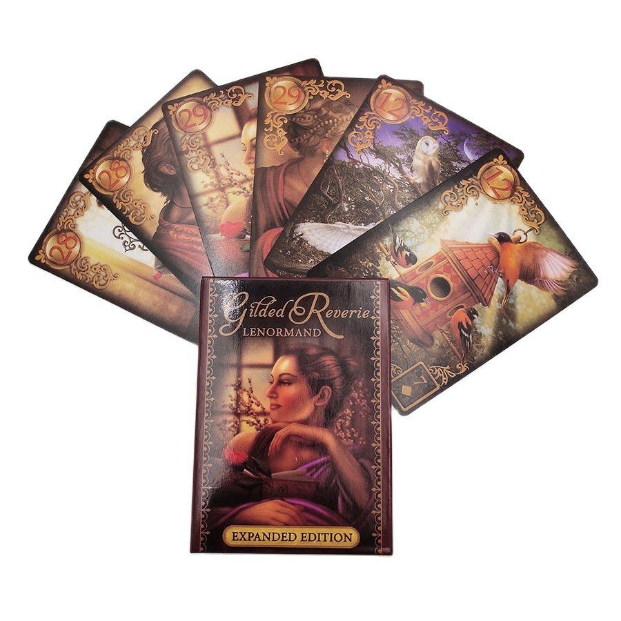 Reverie Lenormand Tarot Deck 47 Cards Kit Fate Divination Tarot Card Games Full English Version Board Games Featuring Online Guidebook
