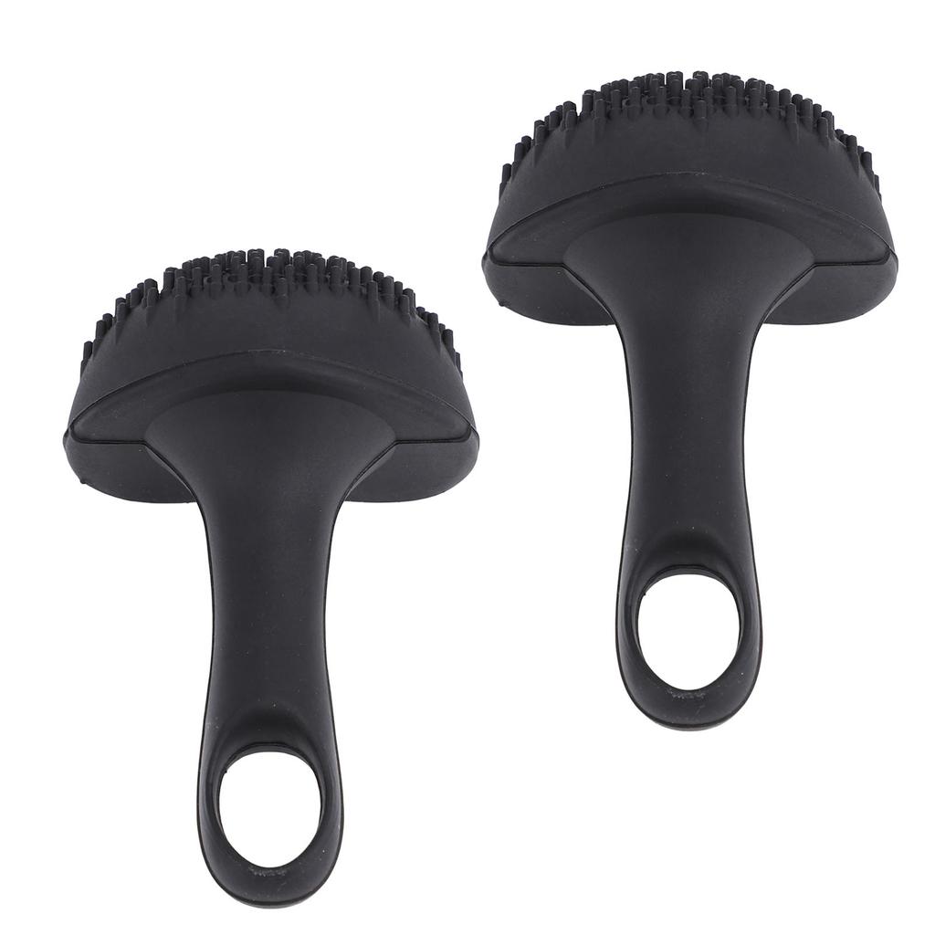 2 шт. Силиконовый штамп для веснушек Инструмент для макияжа Реалистичный вид Одно нажатие Милый Маленький Искусственные веснушки Штамп-ручка Черный