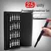25-Piece Precision Screwdriver Set for Electronics & Household Repair