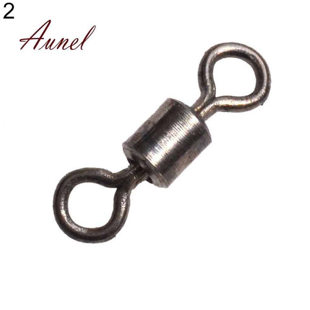 Разъём для крепления рыболовного крючка к леске. Материал медь. Цвет серебро. 50 штук в упаковке