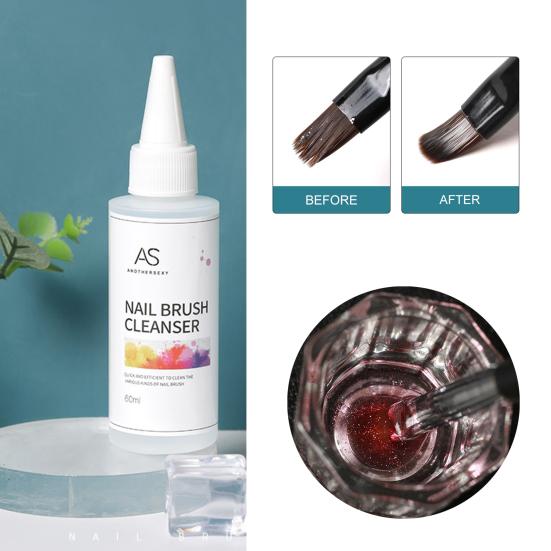 60 мл превосходного очистителя для лака для ногтей, быстро растворяющегося, бережно удаляющего клей
