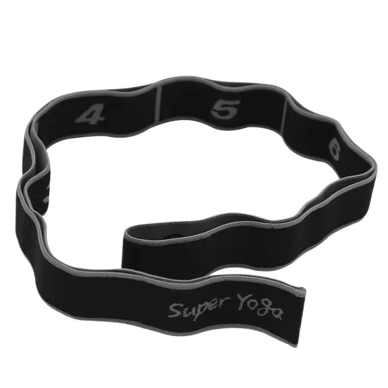 Йога Танец Цифровые Эластичные ленты Латинский балет Цифровые Растяжка спины Упражнение Фитнес Мягкий Натуральный латексный шелк Домашний спортзал Многоступенчатый