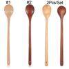 Living Japanese-Style Long Handle Natural Solid Wood Wooden Spoon Tea Spoons Soup Scoops Tableware