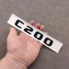 3D ABS Хром Черный C 200 Логотип C200 Шильдик Буквы Наклейка Наклейка На Багажник Автомобиля Для Mercedes w5 C200 W204 W205 W206 Аксессуары w5