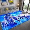 Dreamlike Cartoon Tiger Printed Carpet for Living Room Rugs Camping Stranger Things Picnic Mats Anti-Slip E-sports Rug Yoga Mat