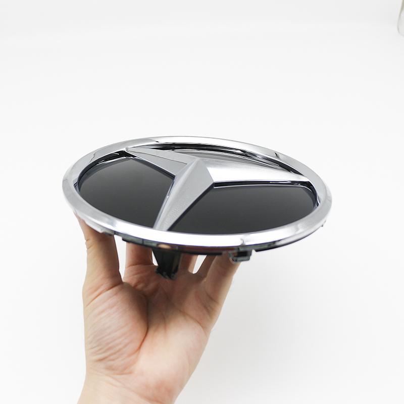 Hub Cap ABS 3D Car Grill Emblem Star Badge Front Grill Logo For Mercedes Benz W204 W205 W213 X253 A B C E S CLA GLB GLC GLS Accessories
