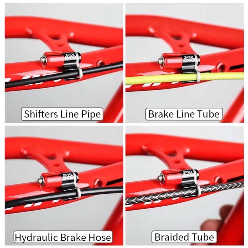 5PCS Cable Guide Bike Cable Guide Adapter Conversion Clip Oil Tube Fixed MTB Road Bike