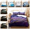 3D Quicksand Bedding Set Marble Pattern Down Duvet Cover Pillowcase 2/3 Pieces DE200 * 200 Full Size Quick Drying Soft Home Textile