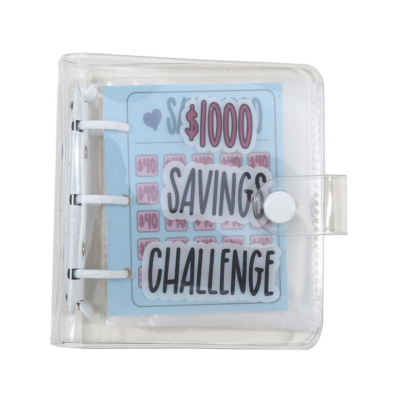 Мини-блокнот из ПВХ для экономии денег, блокнот с отрывными листами, денежная бюджетная книга, конверт, кошелек-органайзер