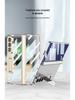 Защитный чехол для Samsung Z Fold7 с магнитной петлей, подставкой и прозрачной задней крышкой