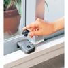Nomura Tech Wind Lock Jumbo Auxiliary Lock for Sash and Sliding Doors, Silver, N-1046